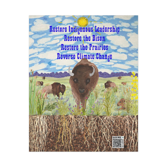 Restore the Prairies, Reverse Climate Change Poster