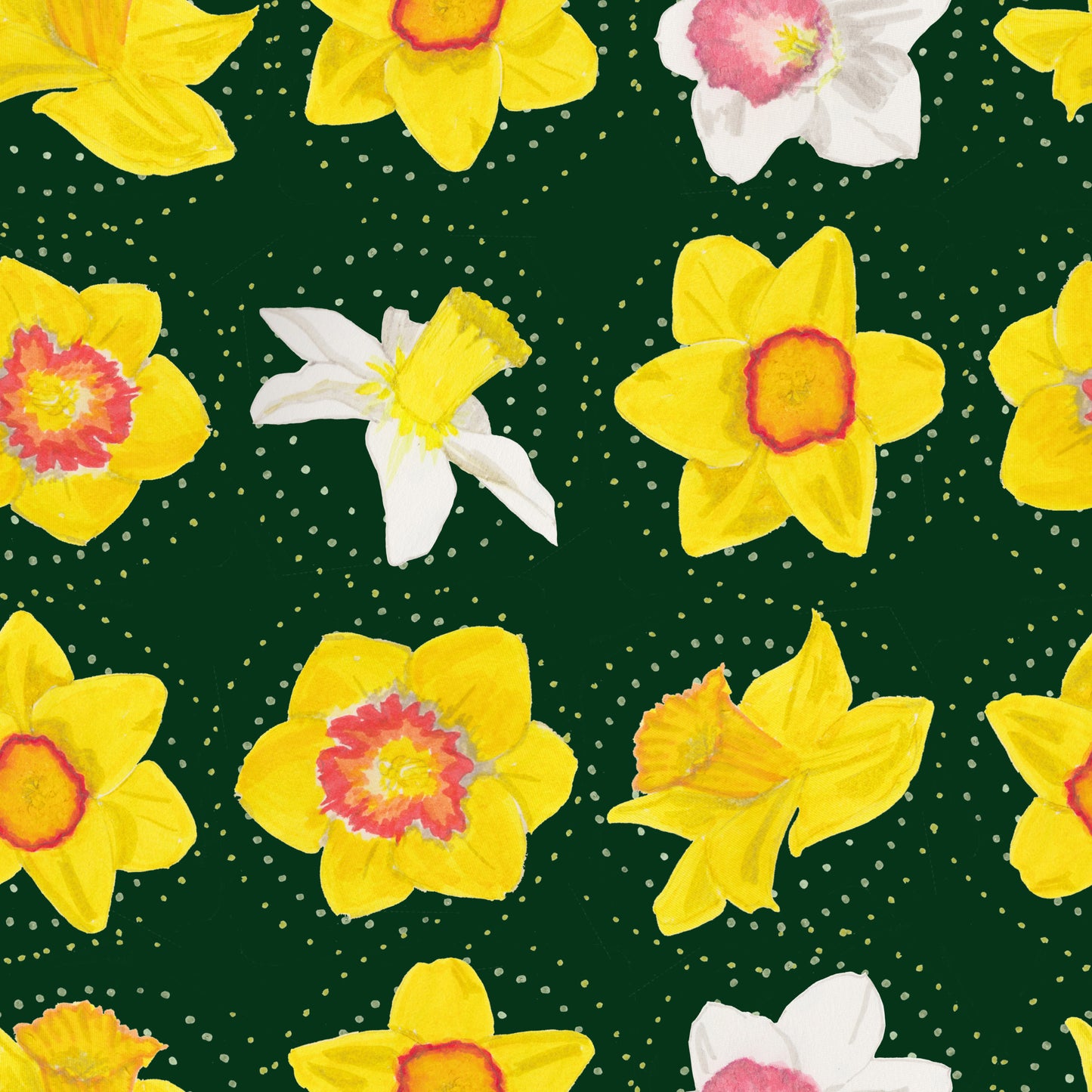 Daffodil Festival Fabric Collection at Spoonflower