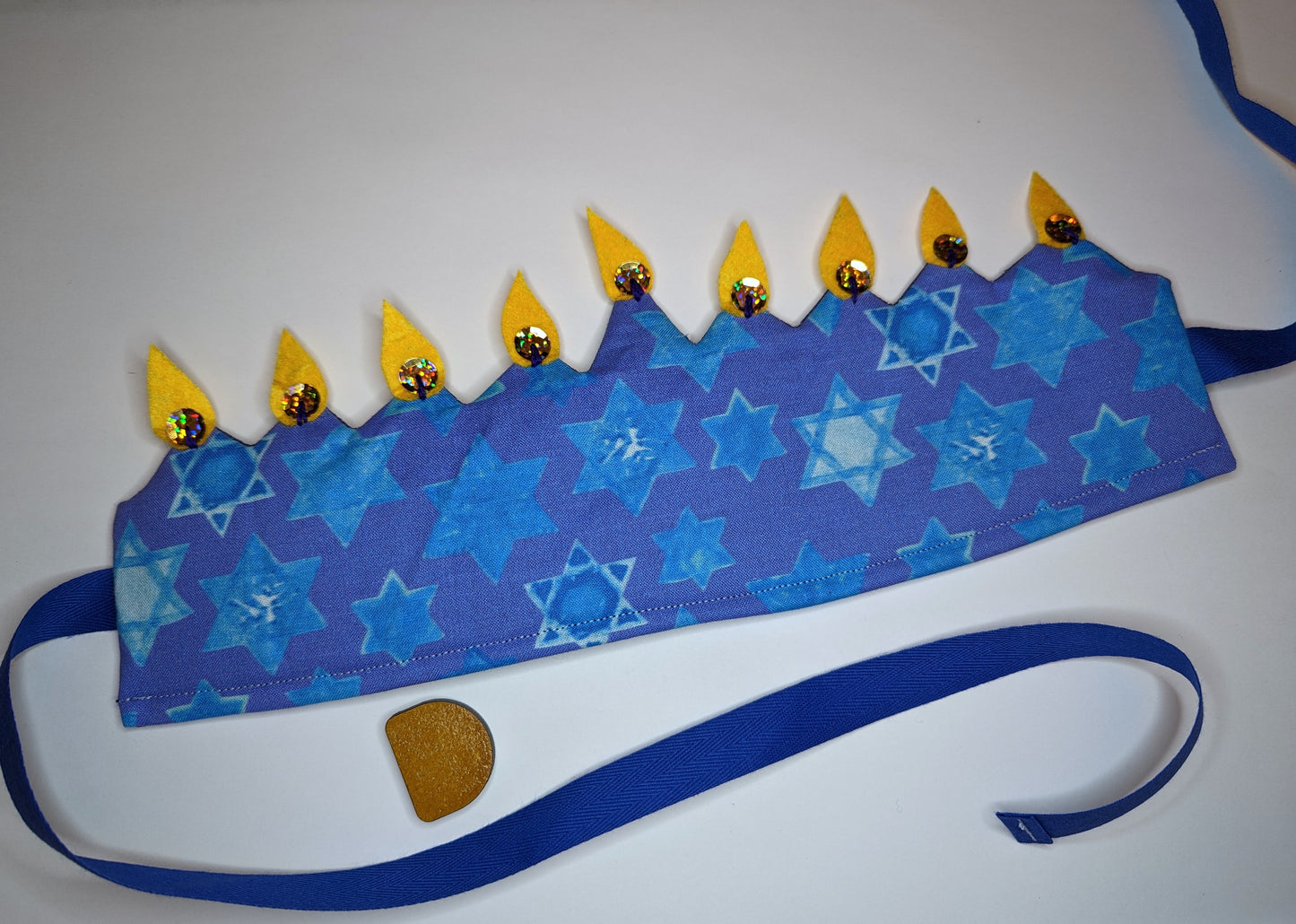 Handmade Chanukah Menorah Crowns