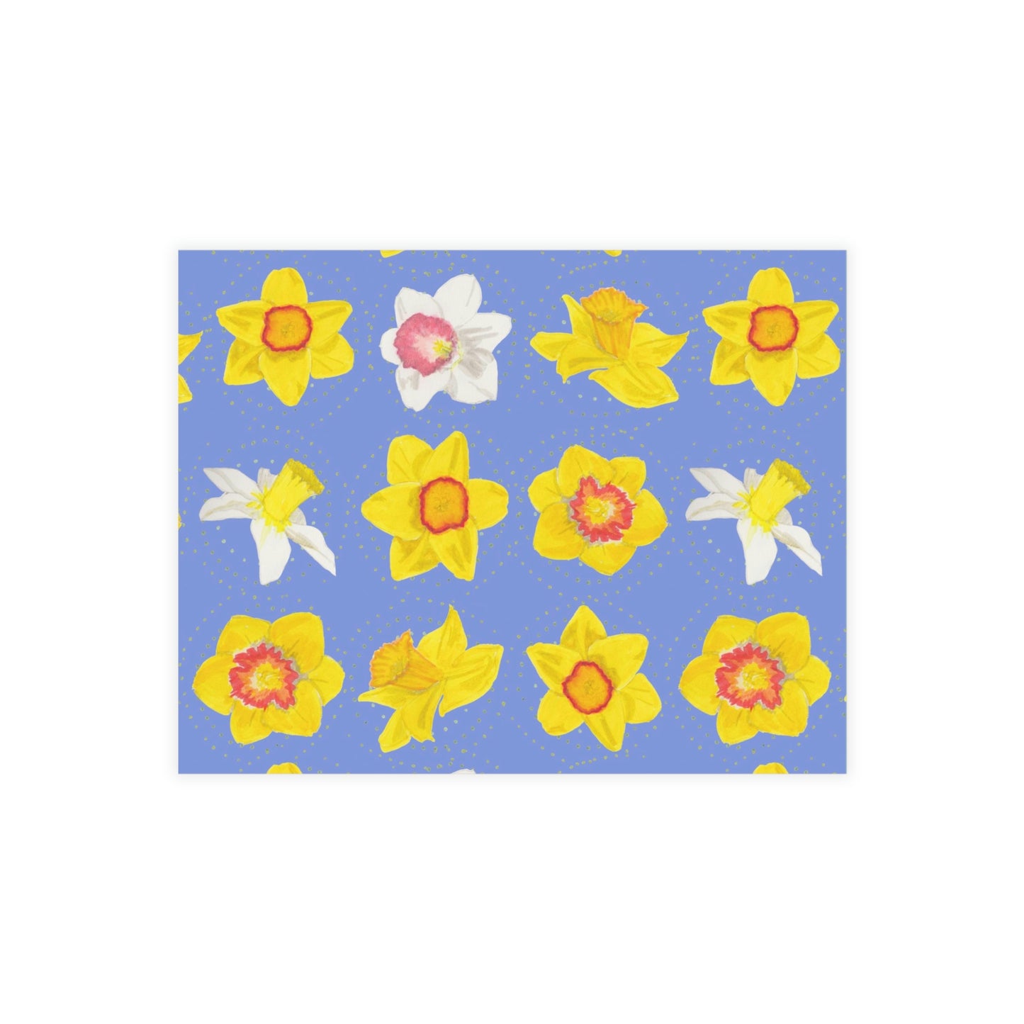 Daffodil Festival Greeting Card Bundle - Daffodils on Blue