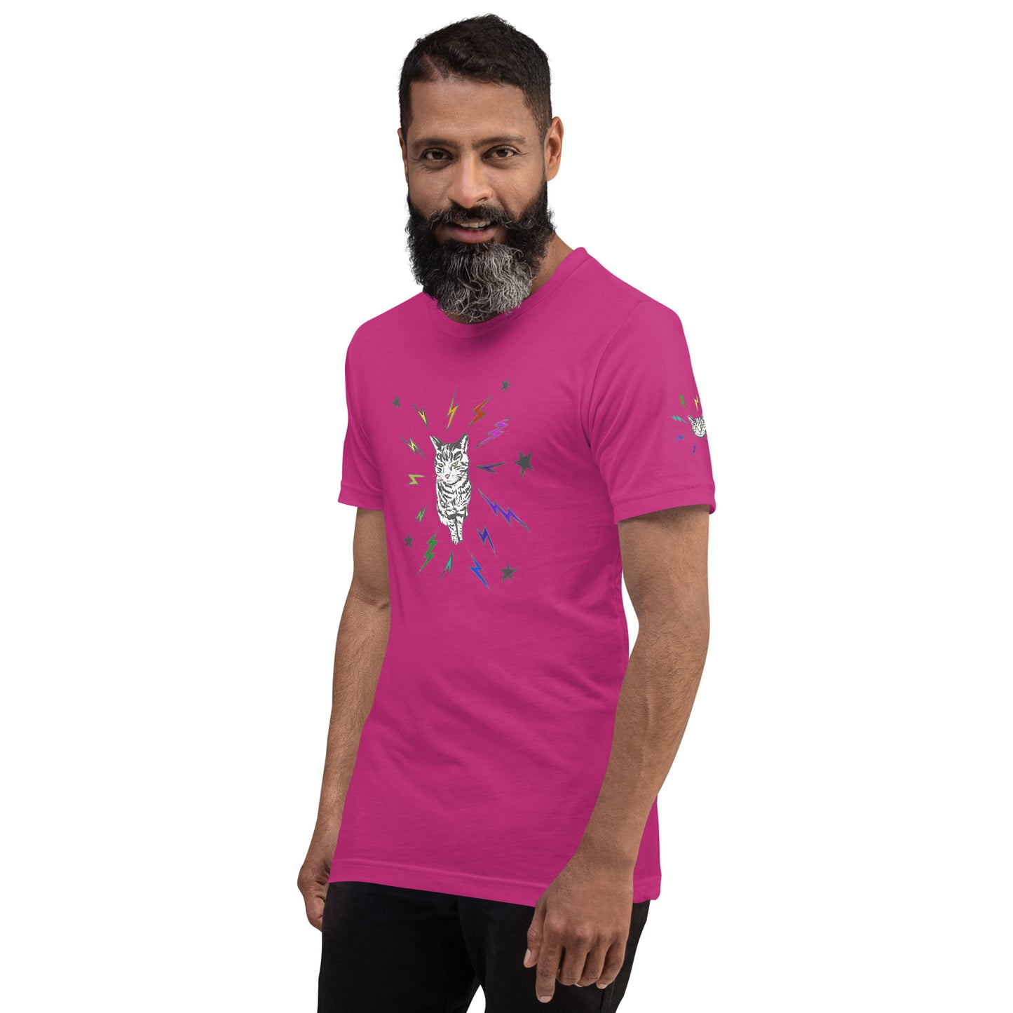 Punk Rock RAINBOW Pussy t-shirt (all gender, more linear fit)